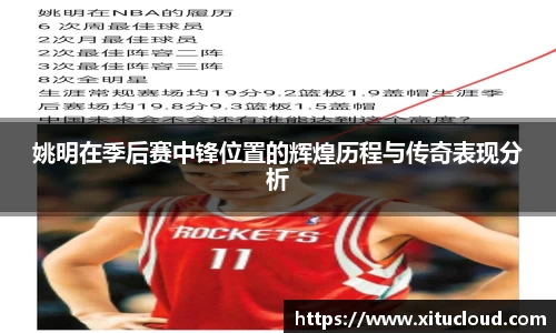 姚明在季后赛中锋位置的辉煌历程与传奇表现分析